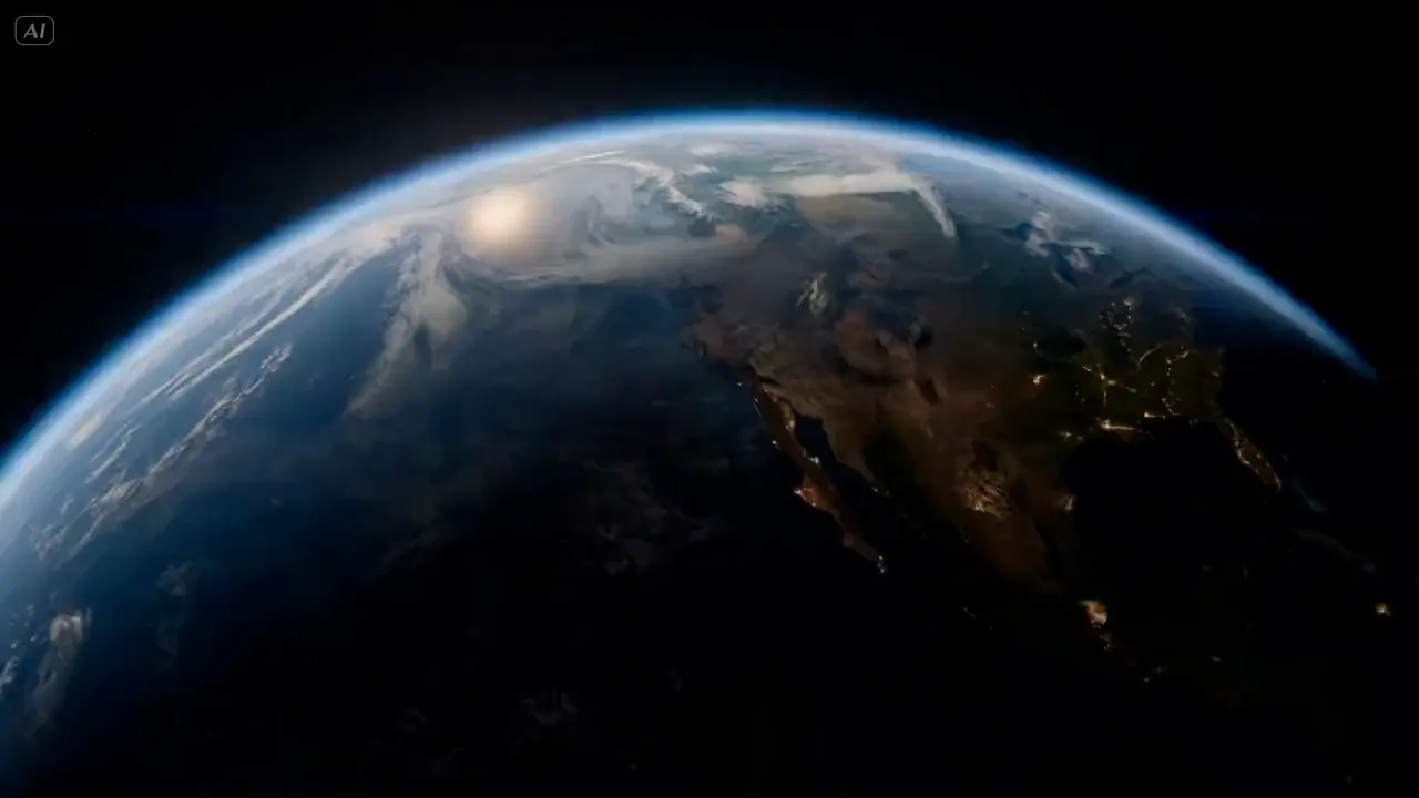 Abstract cinematic visual treatment example